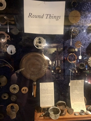 An exhibit of "round things" at the Main Street Museum in White River Junction, Vermont