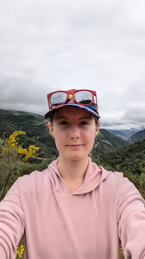 This was a selfie I took in the Picos de Europa mountain range.