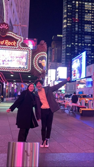 Antonio at Times Square