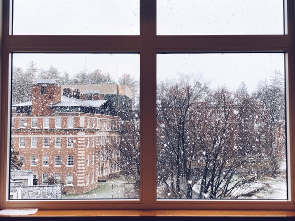 snow outside