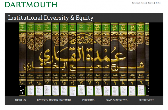 screenshot institutional diversity