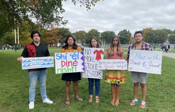 NAD Protest on the Green