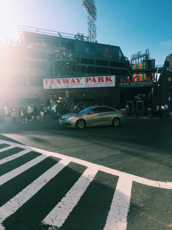 Outside of Fenway Park