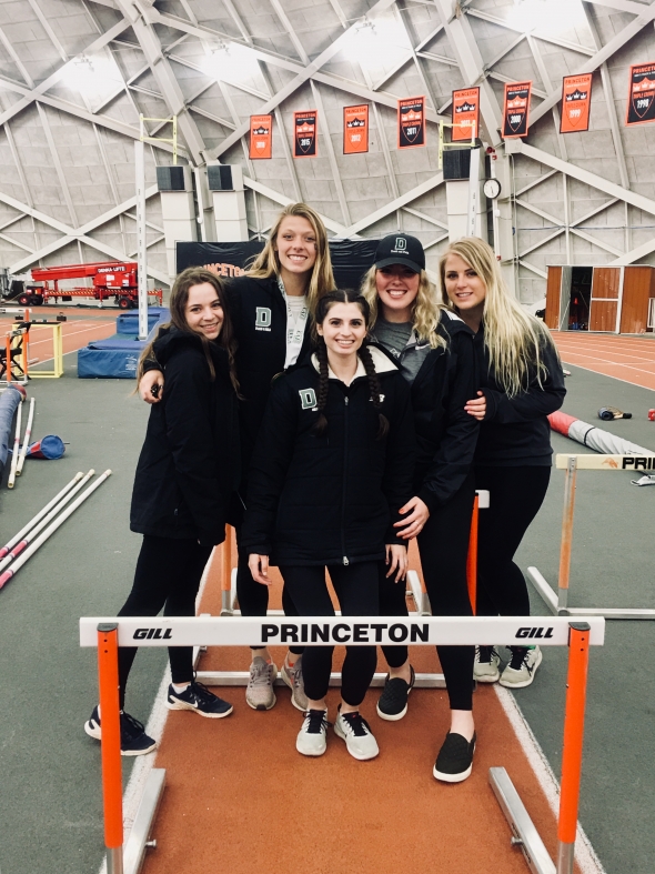 Some of my sorority sisters who are also on the track and field team!