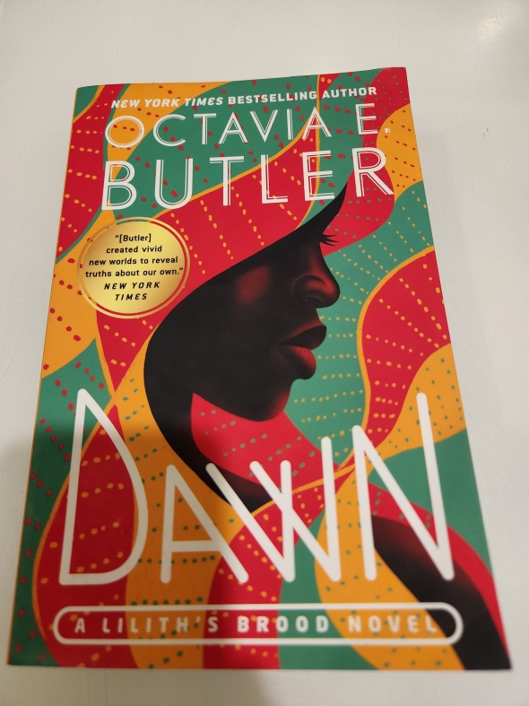 Picture of the cover of a book called Dawn by Octavia E. Butler. 
