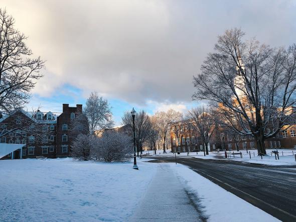 Dartmouth morning snow
