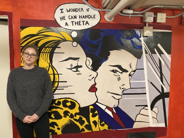 Theta mural Theta mural