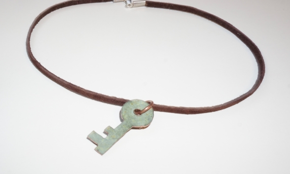 Pendant made from scrap Baker Tower copper Pendant made from scrap Baker Tower copper