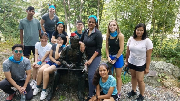 Pictured above: My Hiking 1 Trip thriving in the wilderness. Aren't we just a handsome bunch?