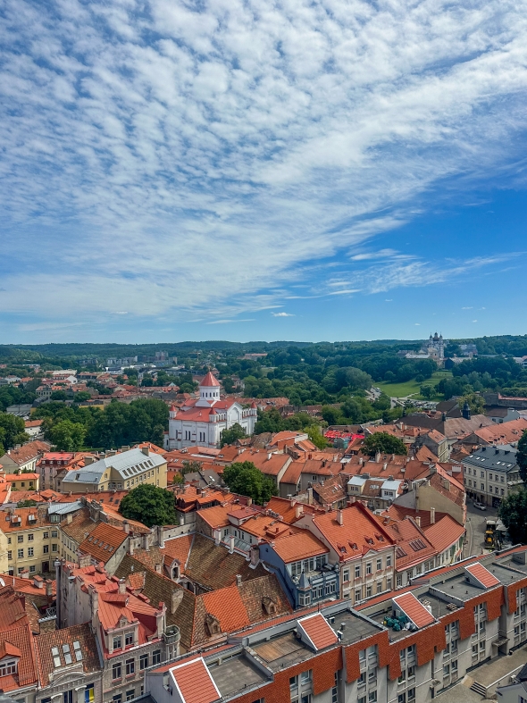 Photo of the Old Town in Vilnius, Lithuania