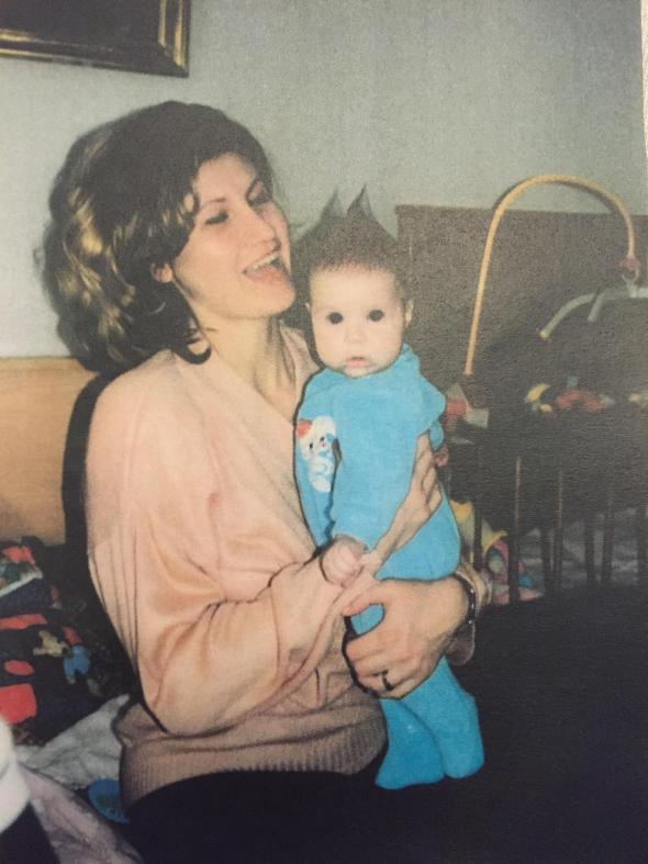 My baby-self stares at you. You should start feeling uncomfortable.