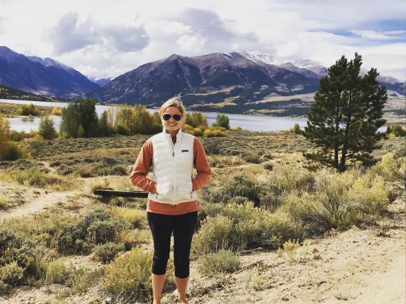 me, a the beginning of the Independence Pass — yes, a stranger took this for me