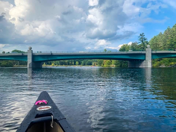 Canoeing on Connecticut River 