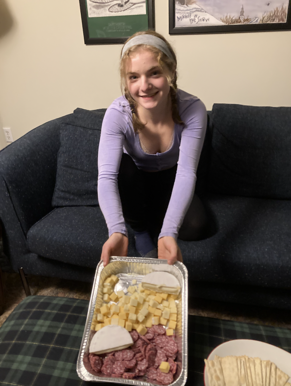 My friend brought me a charcuterie board for dinner! My friend brought me a charcuterie board for dinner!