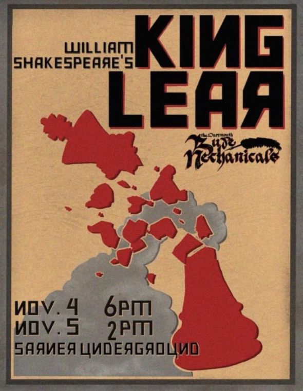 Dartmouth Rude Mechanicals King Lear Poster