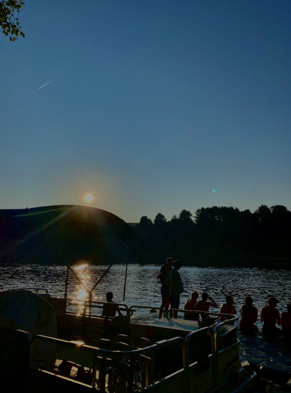 The Connecticut River on a sunny day.