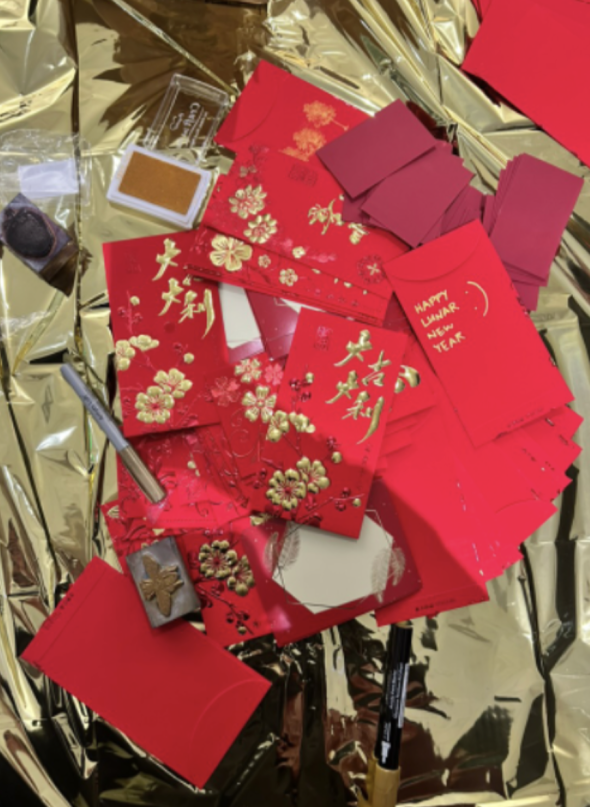 red Chinese New Year packets