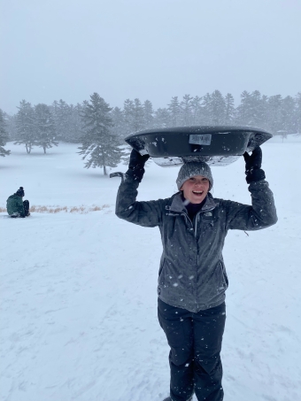 Sledding! sledding!