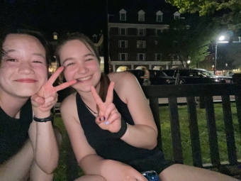 Selfie on the Green at Night Selfie on the Green at Night