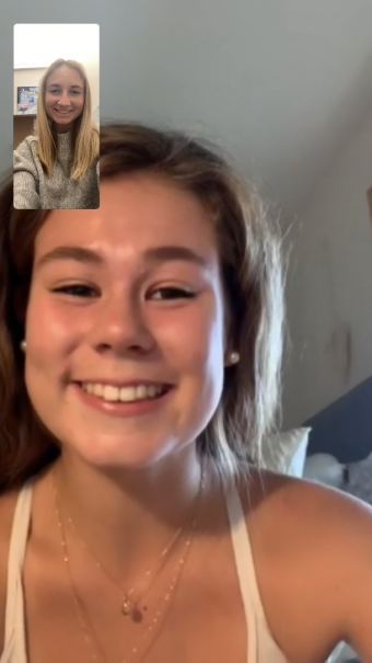 FaceTime call with Morgan