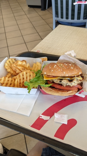 You can't beat a grilled chicken club from Chick-fil-a! I missed it terribly. 