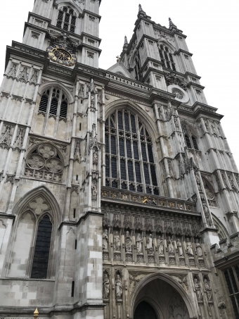 At Westminster Abbey