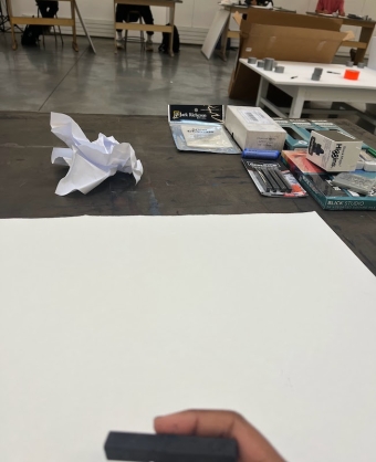 Drawing crumpled up pieces of paper for my class Drawing crumpled up pieces of paper for my class