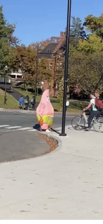 Patrick making an appearance at Dartmouth!