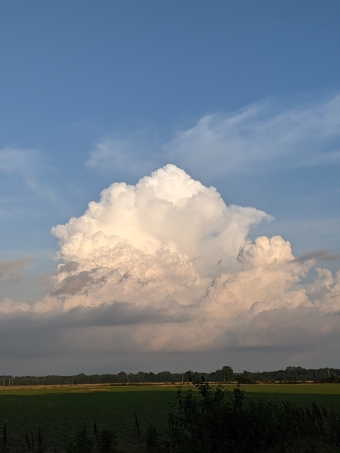 Storm Clouds and Fields